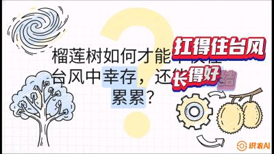 第四节：中国榴莲突围战：为生存重塑权型，抗台风矮化栽培与力学牵引，课程：《国产榴莲突围战：从泰国经验到中国实操的8堂必修课（高阶实战版）》