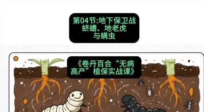 第04节：地下保卫战&mdash;&mdash;蛴螬、地老虎与螨虫 ，课程：《卷丹百合&ldquo;无病高产&rdquo;植保实战课》#识农AI