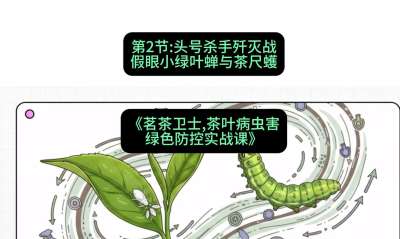 第02节：头号杀手歼灭战&mdash;&mdash;假眼小绿叶蝉与茶尺蠖，课程：《茗茶卫士&mdash;&mdash;茶叶病虫害绿色防控实战课》#识农AI