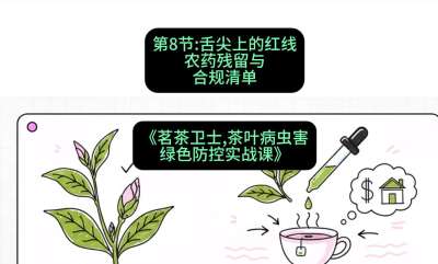 第08节：舌尖上的红线&mdash;&mdash;农药残留与合规清单，课程：《茗茶卫士&mdash;&mdash;茶叶病虫害绿色防控实战课》#识农AI