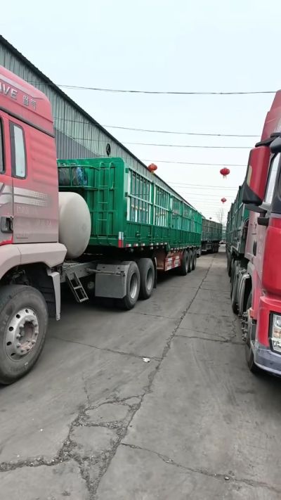 2月23号，源沃肥业排队装车中